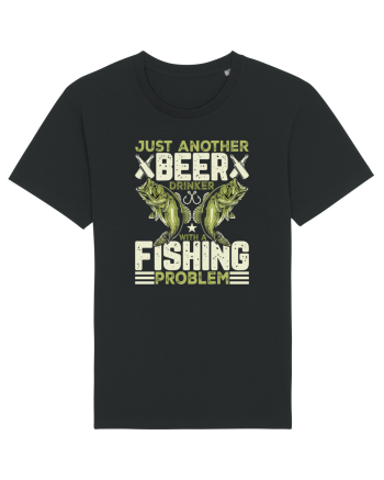 pt iubitorii de bere - Just another beer drinker with a fishing problem Black