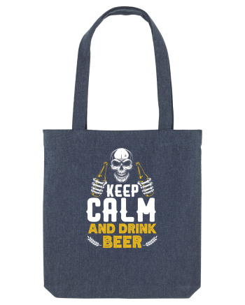 pt iubitorii de bere - Keep calm and drink beer Midnight Blue