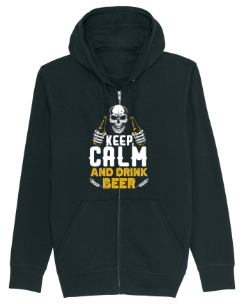 pt iubitorii de bere - Keep calm and drink beer Black