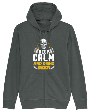 pt iubitorii de bere - Keep calm and drink beer Anthracite
