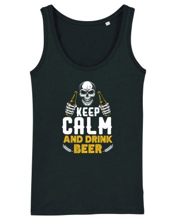 pt iubitorii de bere - Keep calm and drink beer Black