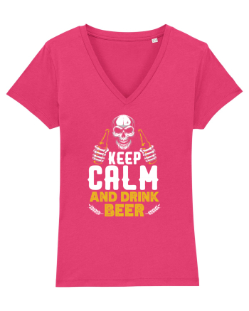 pt iubitorii de bere - Keep calm and drink beer Raspberry