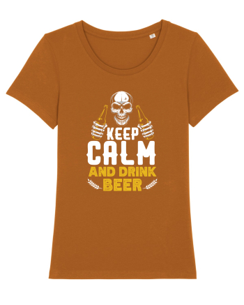 pt iubitorii de bere - Keep calm and drink beer Roasted Orange