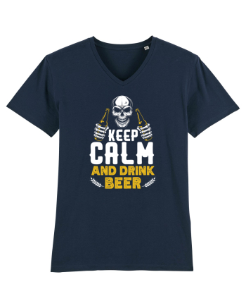 pt iubitorii de bere - Keep calm and drink beer French Navy