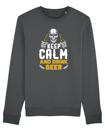 pt iubitorii de bere - Keep calm and drink beer Anthracite