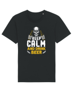 pt iubitorii de bere - Keep calm and drink beer Tricou mânecă scurtă Unisex Rocker
