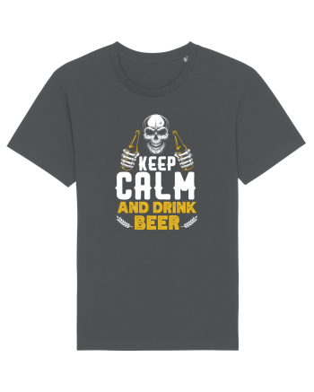 pt iubitorii de bere - Keep calm and drink beer Anthracite