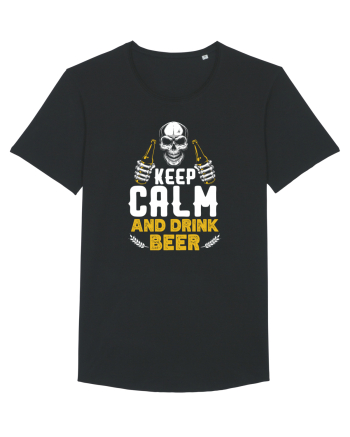 pt iubitorii de bere - Keep calm and drink beer Black