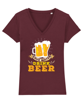 pt iubitorii de bere - Save water drink beer Burgundy