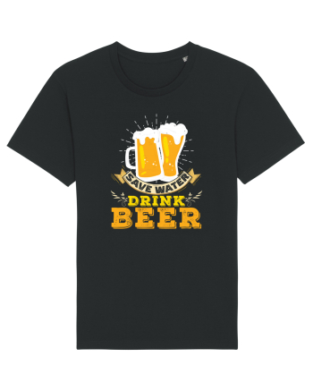 pt iubitorii de bere - Save water drink beer Black