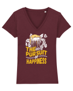 pt iubitorii de bere - The pursuit of happiness Tricou mânecă scurtă guler V Damă Evoker