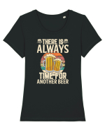 pt iubitorii de bere - There is always time for another beer Tricou mânecă scurtă guler larg fitted Damă Expresser
