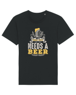 pt iubitorii de bere - This guy needs a beer Tricou mânecă scurtă Unisex Rocker