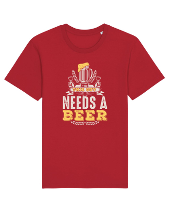 pt iubitorii de bere - This guy needs a beer Red