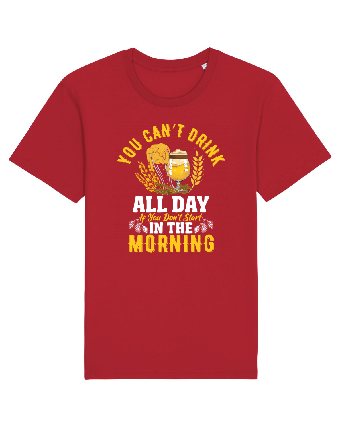 Tricou mânecă scurtă Unisex Rocker Red