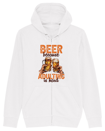 pt iubitorii de bere - Beer because adulting is hard White