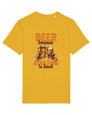 pt iubitorii de bere - Beer because adulting is hard Spectra Yellow