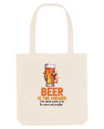 pt iubitorii de bere - Beer is the answer Sacoșă textilă