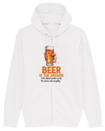pt iubitorii de bere - Beer is the answer Hanorac cu fermoar Unisex Connector