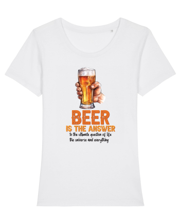 pt iubitorii de bere - Beer is the answer White