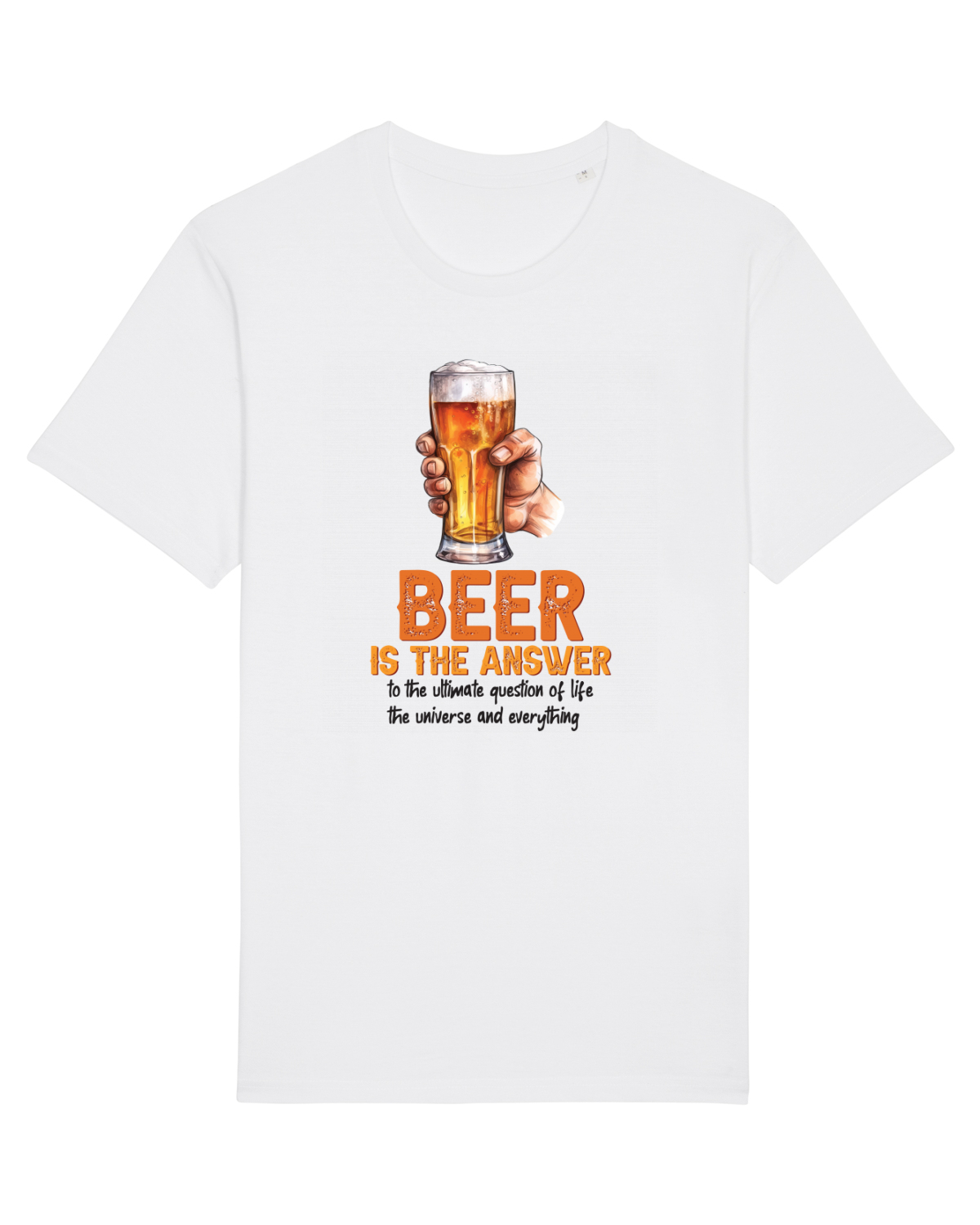 Tricou mânecă scurtă Unisex Rocker White