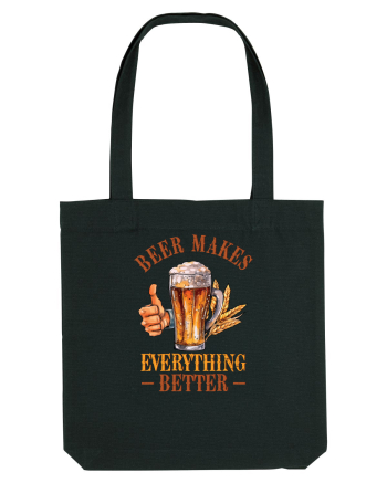 pt iubitorii de bere - Beer makes everything better Black