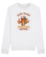 pt iubitorii de bere - Beer makes everything better Bluză mânecă lungă Unisex Rise