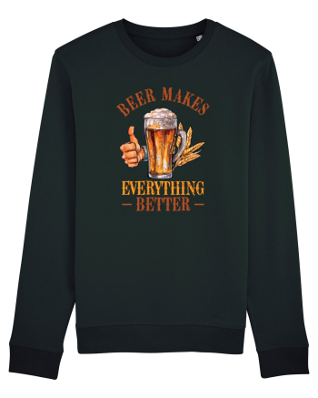 pt iubitorii de bere - Beer makes everything better Black