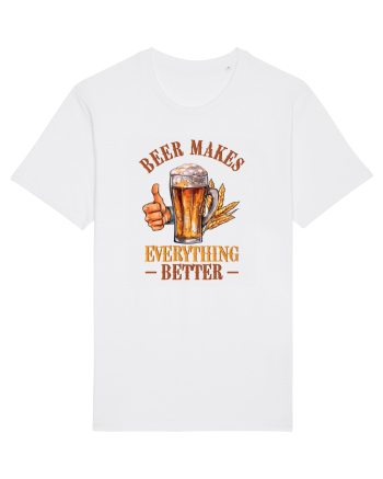 pt iubitorii de bere - Beer makes everything better White
