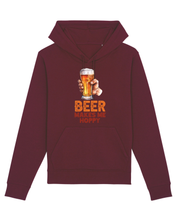 pt iubitorii de bere - Beer makes me hoppy Burgundy