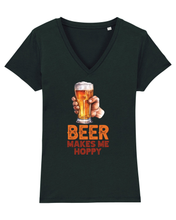pt iubitorii de bere - Beer makes me hoppy Black