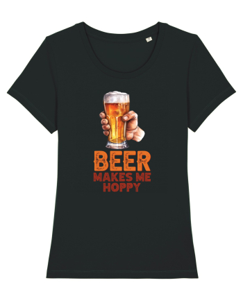 pt iubitorii de bere - Beer makes me hoppy Black
