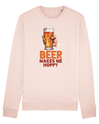 pt iubitorii de bere - Beer makes me hoppy Candy Pink