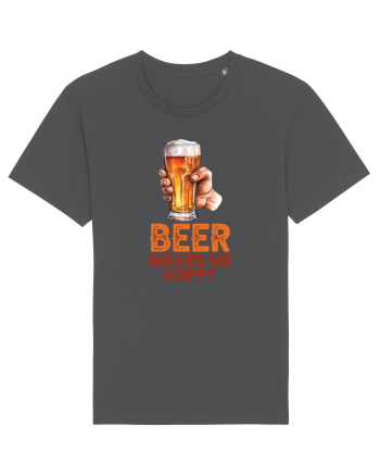 pt iubitorii de bere - Beer makes me hoppy Anthracite