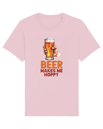 pt iubitorii de bere - Beer makes me hoppy Cotton Pink