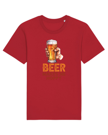 pt iubitorii de bere - Beer makes me hoppy Red