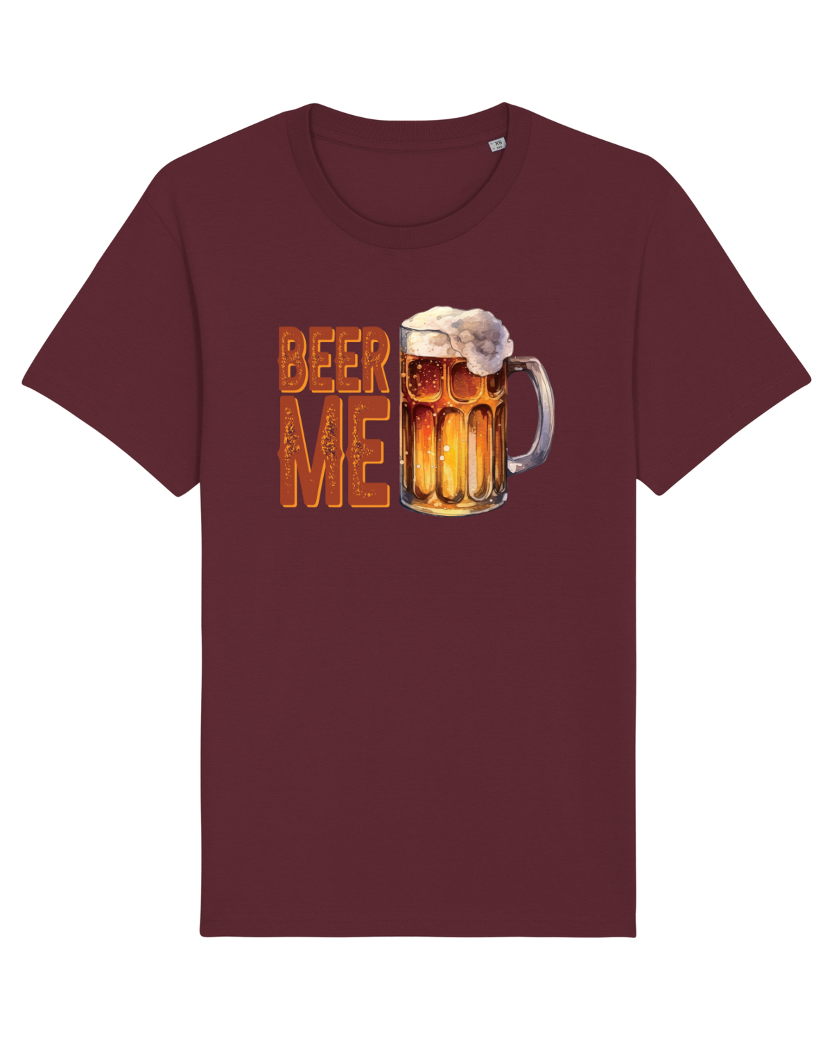Tricou mânecă scurtă Unisex Rocker Burgundy