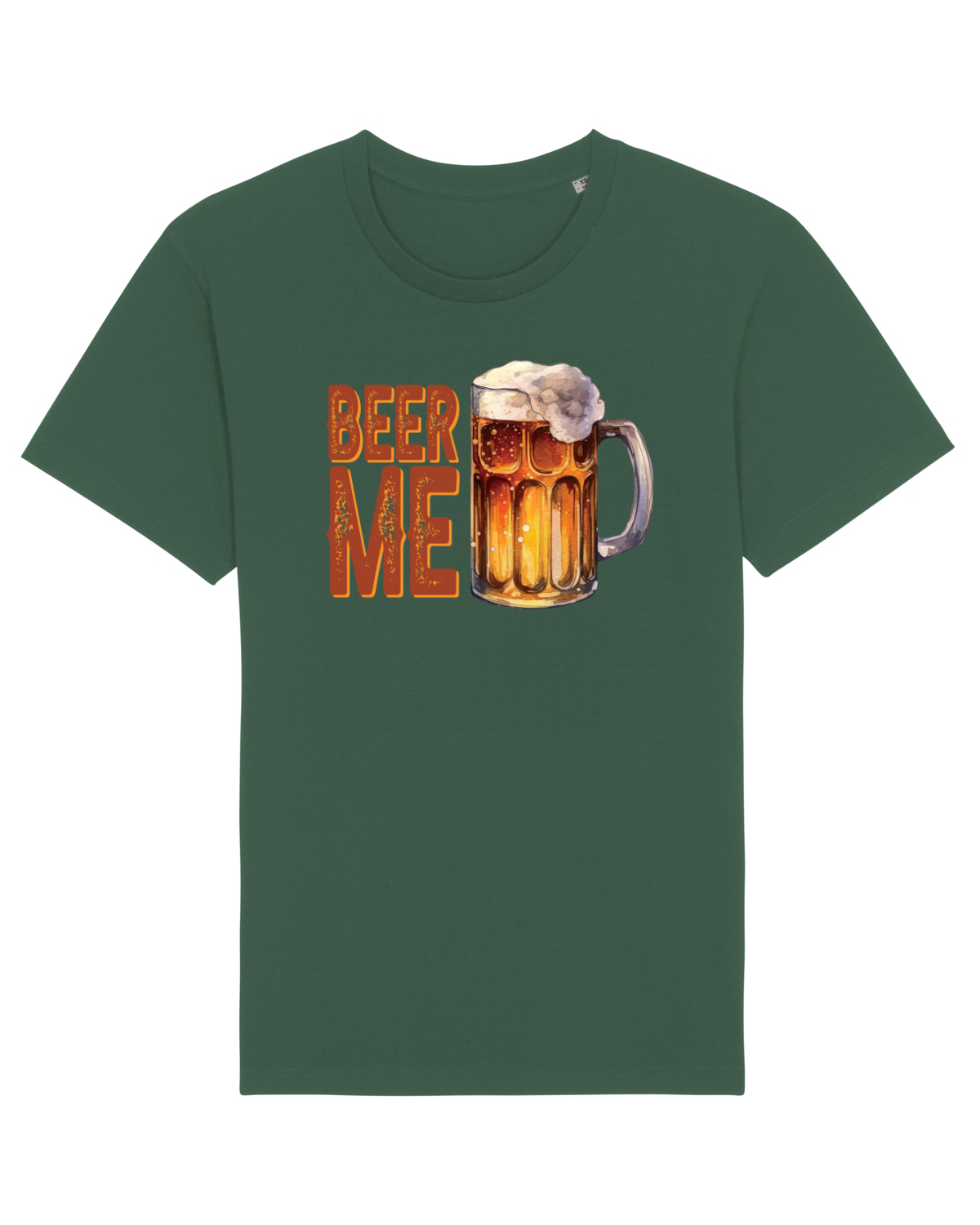 Tricou mânecă scurtă Unisex Rocker Bottle Green