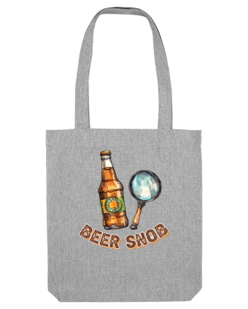 pt iubitorii de bere - Beer snob Heather Grey