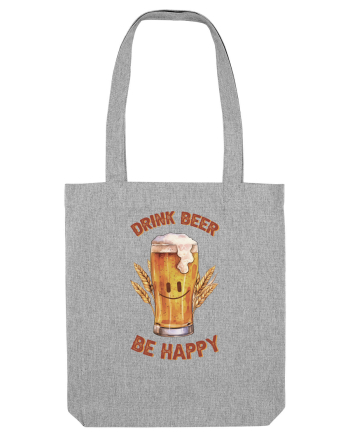 pt iubitorii de bere - Drink beer be happy Heather Grey