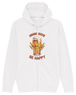 pt iubitorii de bere - Drink beer be happy Hanorac cu fermoar Unisex Connector