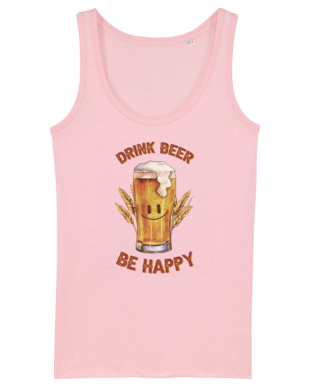 pt iubitorii de bere - Drink beer be happy Cotton Pink