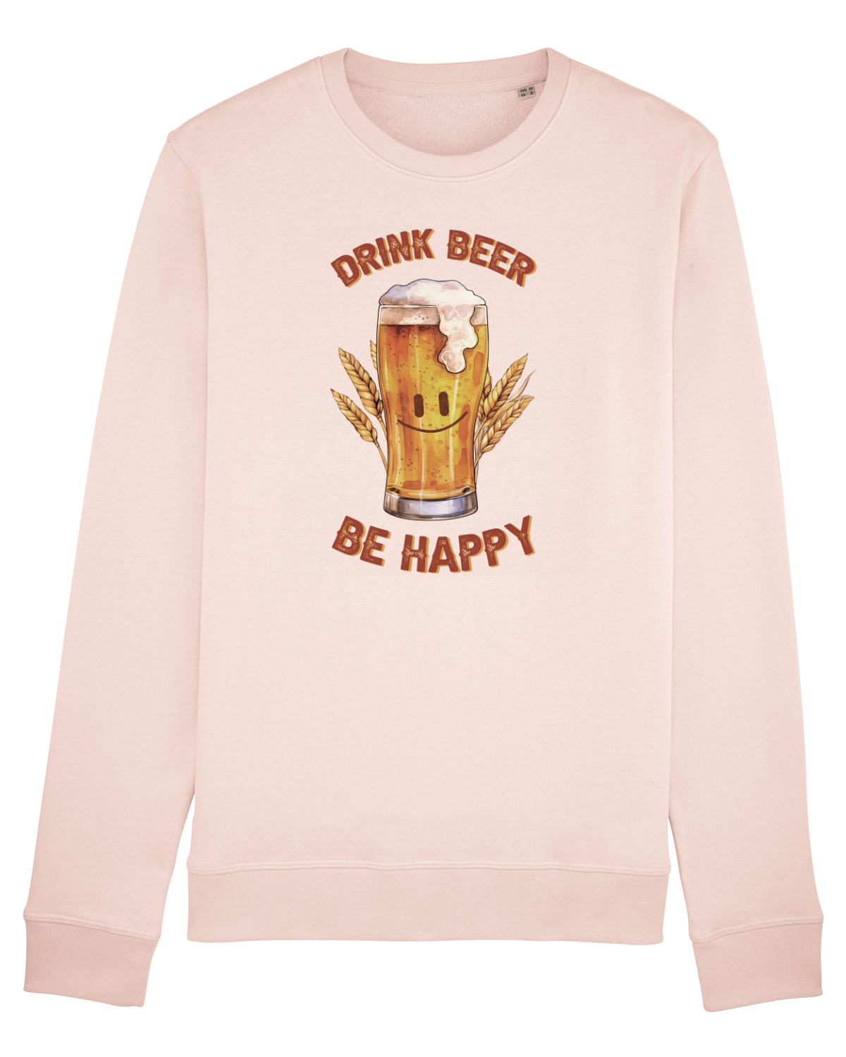 Bluză mânecă lungă Unisex Rise Candy Pink