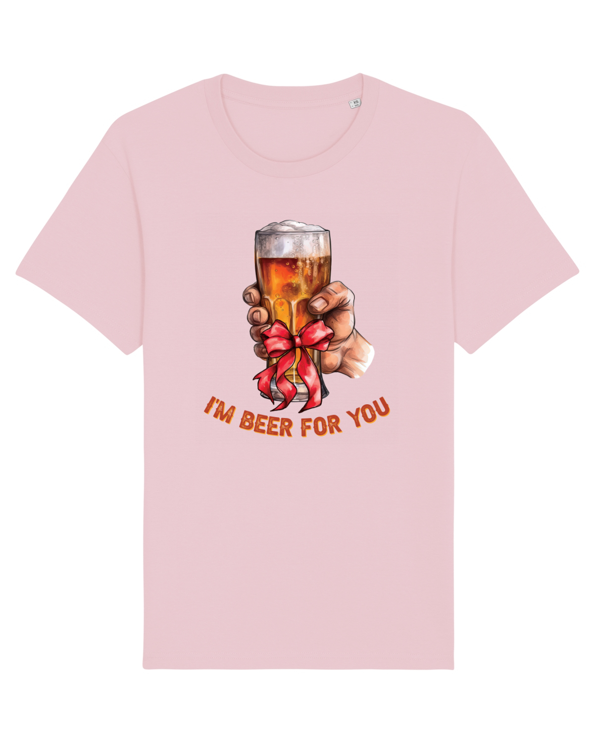 Tricou mânecă scurtă Unisex Rocker Cotton Pink