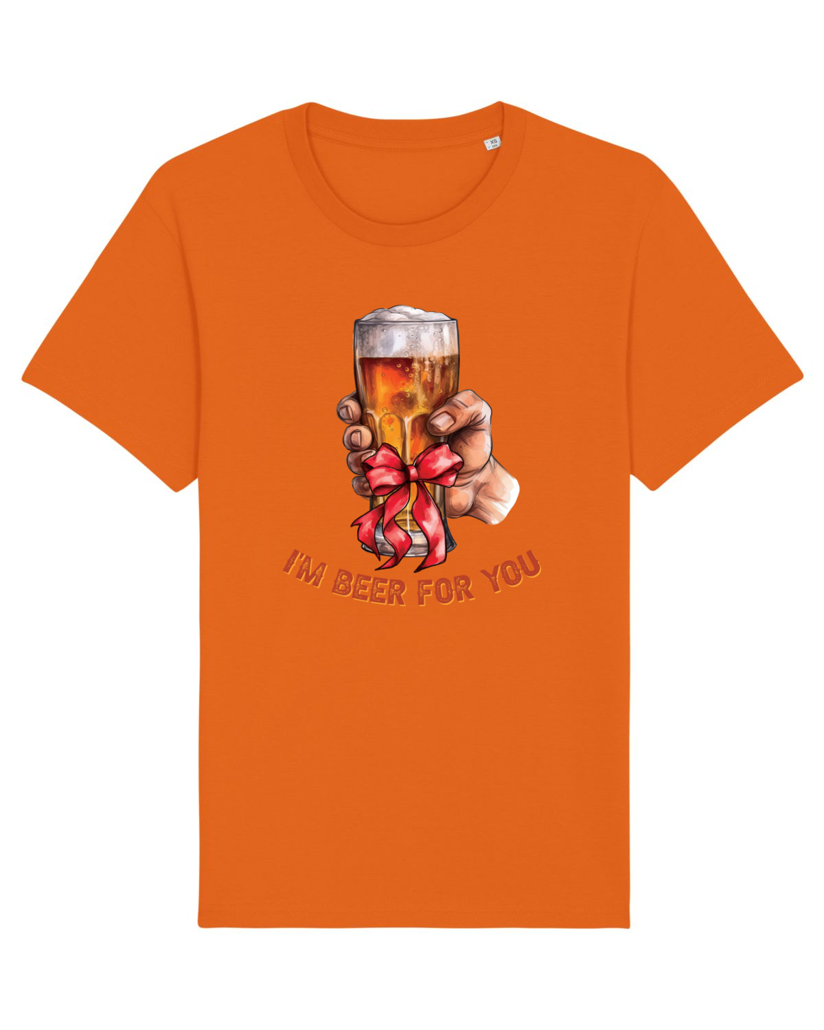 Tricou mânecă scurtă Unisex Rocker Bright Orange