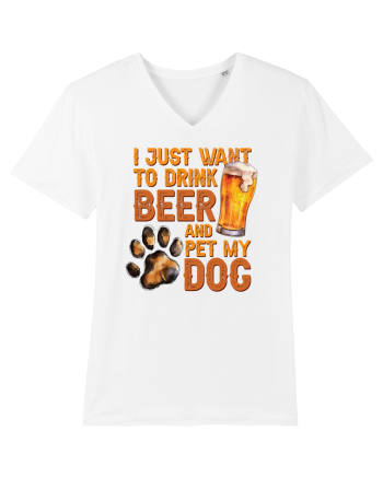 pt iubitorii de bere - I just want to drink beer and pet my dog White