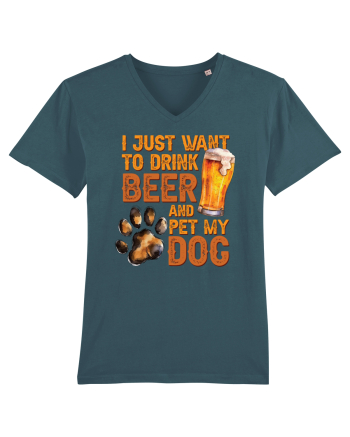 pt iubitorii de bere - I just want to drink beer and pet my dog Stargazer