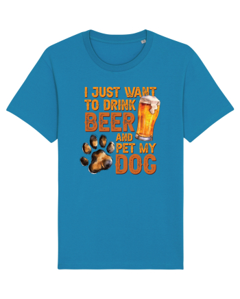 pt iubitorii de bere - I just want to drink beer and pet my dog Azur