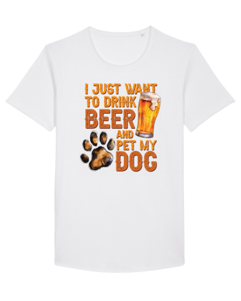 pt iubitorii de bere - I just want to drink beer and pet my dog White