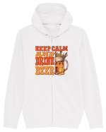 pt iubitorii de bere - Keep calm and drink beer Hanorac cu fermoar Unisex Connector